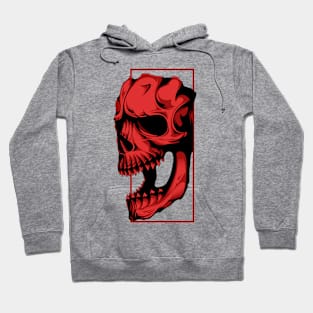 Red Skull Horror Hoodie